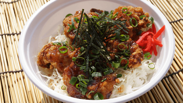 伊予塩麹熟成唐揚げ丼