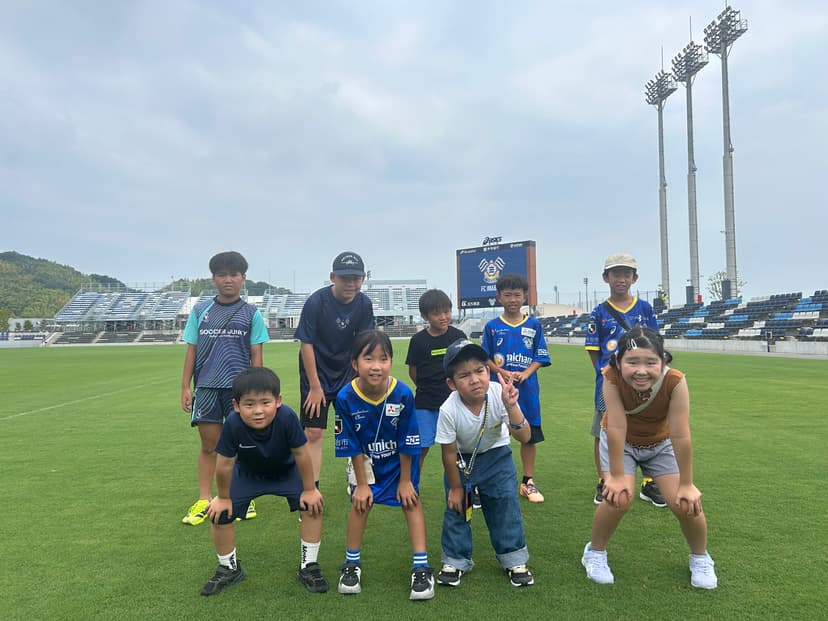 夏休み特別企画・ファンクラブジュニア会員限定アシックス里山スタジアム見学ツアーのご報告