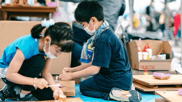 <出店中止> 木工体験