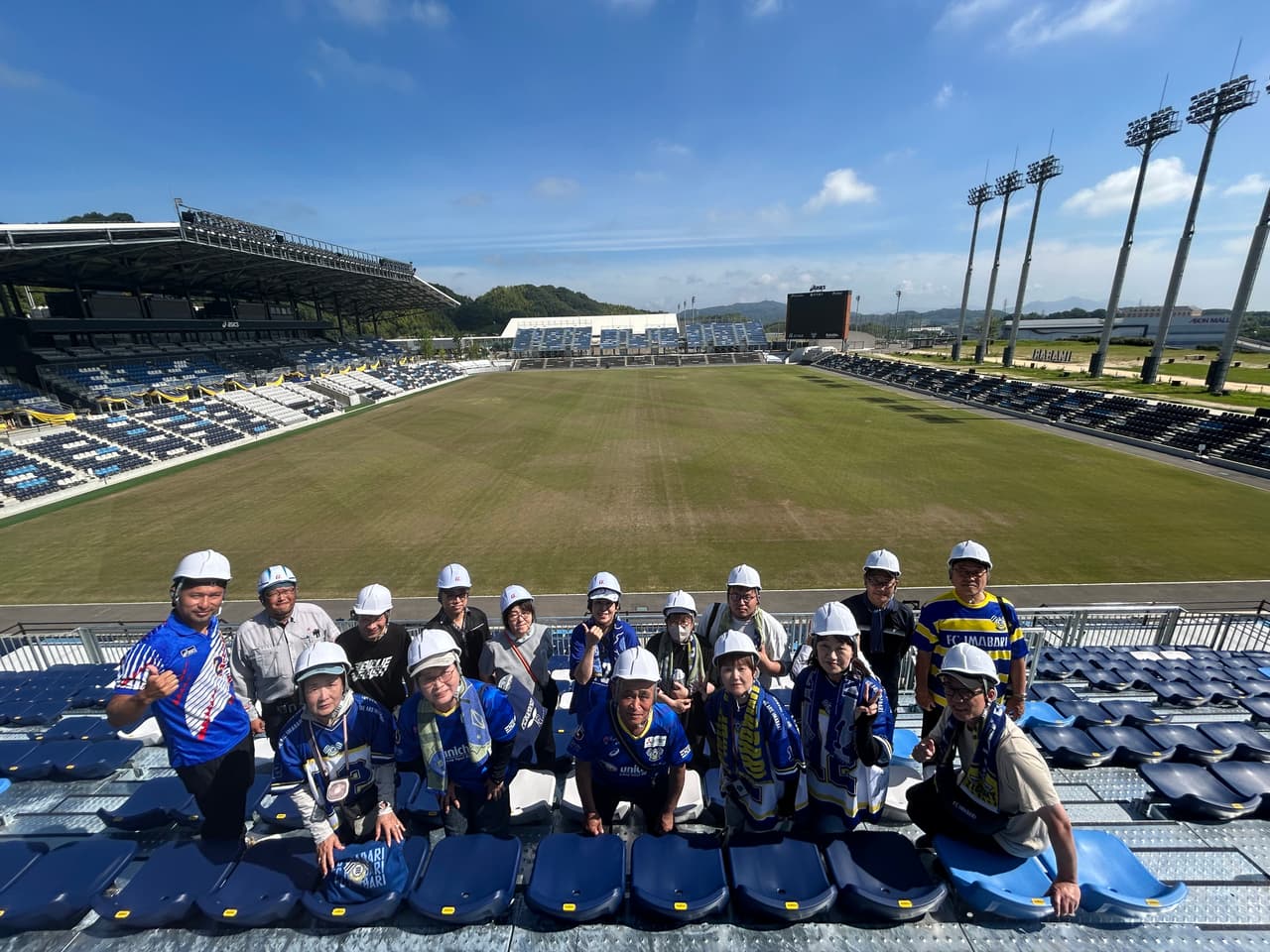 アシックス里山スタジアム「増席工事見学ツアー」実施報告